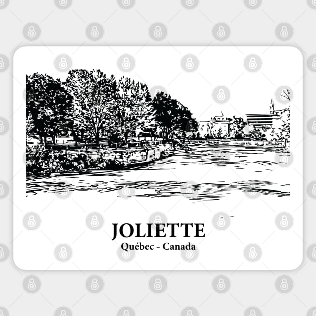 Joliette - Québec Magnet by Lakeric
